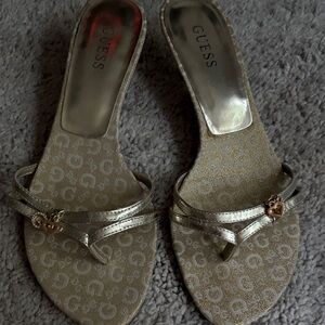 Guess Women's Metallic Sandals